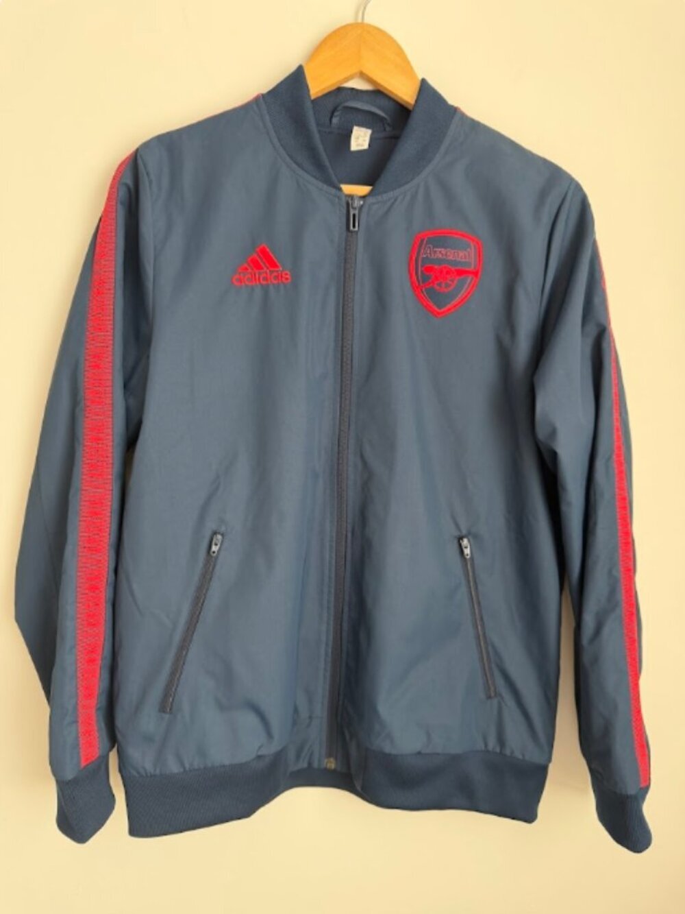 Adidas Arsenal Anthem Jacket Gunners Navy Size Youth 13-14